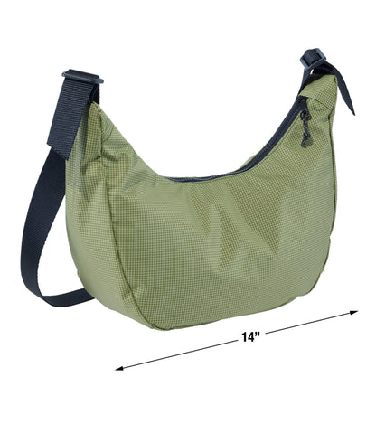 L.L.Bean Flowfold Cutler Crossbody Bag Coal Ecogrid