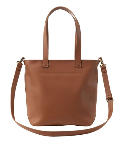 L.L.Bean 207 Leather Tote Warm Brown