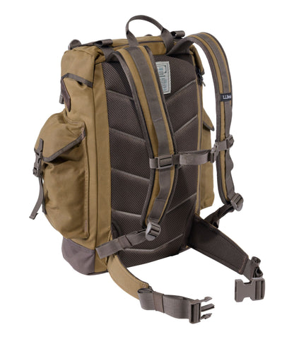 L.L.Bean Continental Rucksack, Waxed Canvas Dark Khaki
