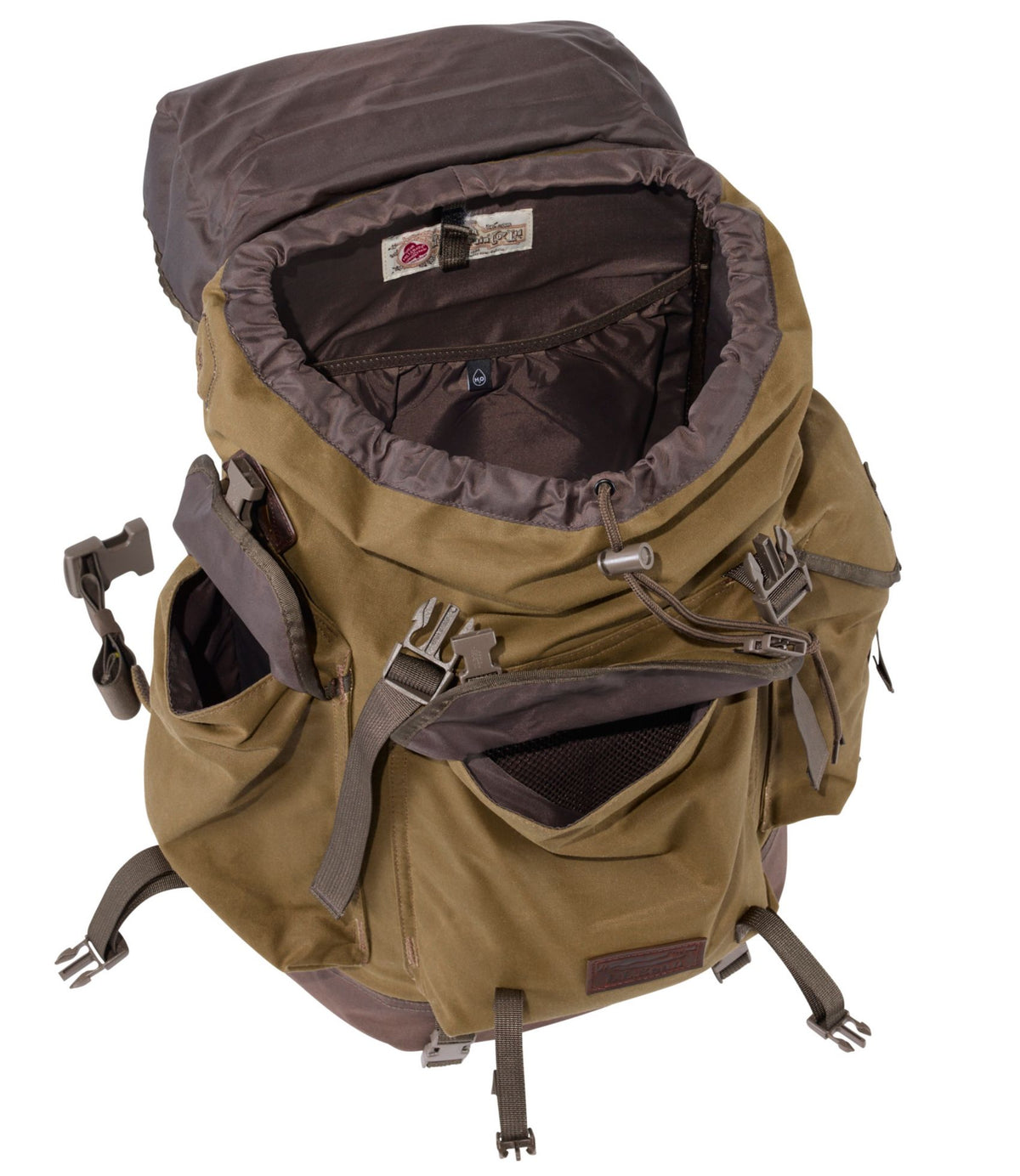 L.L.Bean Continental Rucksack, Waxed Canvas Dark Khaki