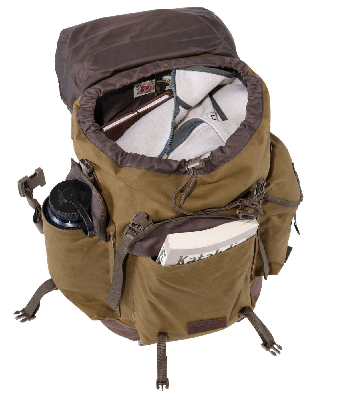 L.L.Bean Continental Rucksack, Waxed Canvas Dark Khaki