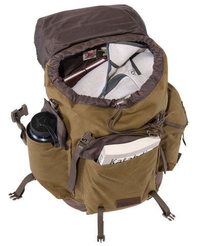 L.L.Bean Continental Rucksack, Waxed Canvas Dark Khaki