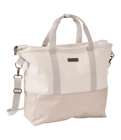 L.L.Bean L.L.Bean Nor'easter Tote Bag, Large Bone/Silver Sand