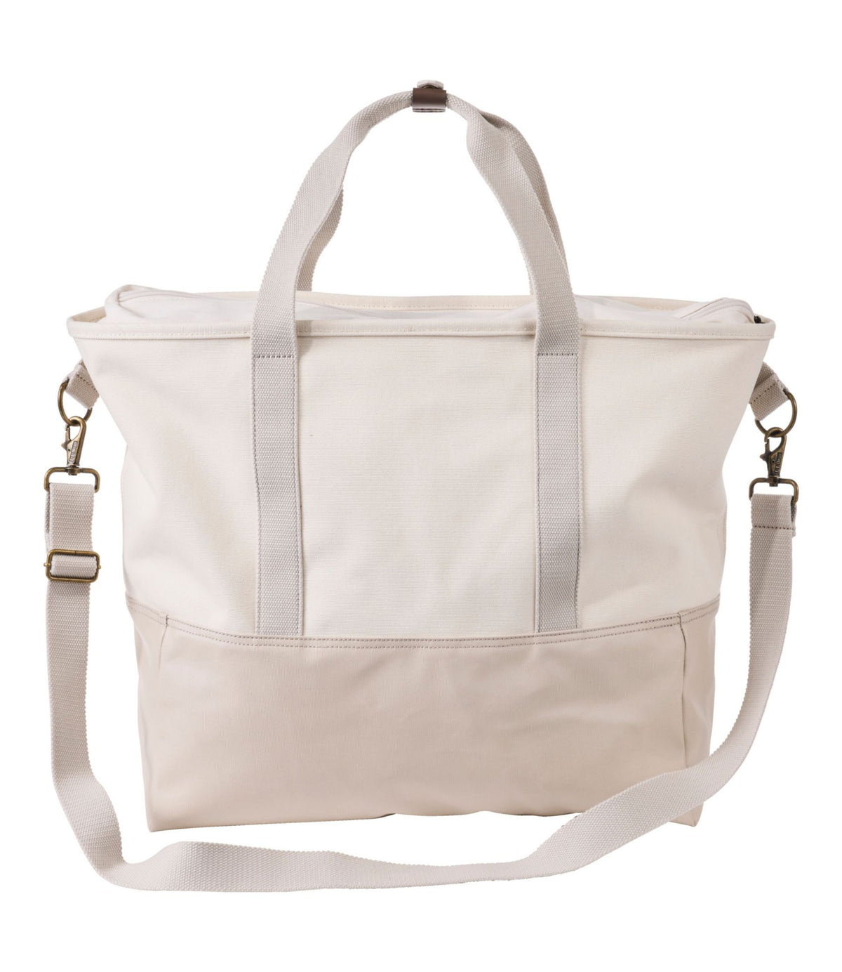 L.L.Bean L.L.Bean Nor'easter Tote Bag, Large Bone/Silver Sand
