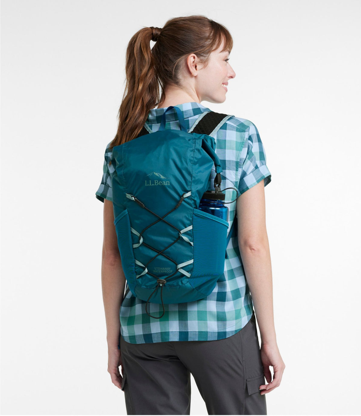 L.L.Bean L.L.Bean Waterproof Stowaway Day Pack Mallard Teal