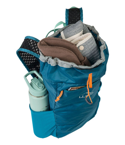 L.L.Bean Stowaway Ultralight Cinch Pack Bright Navy