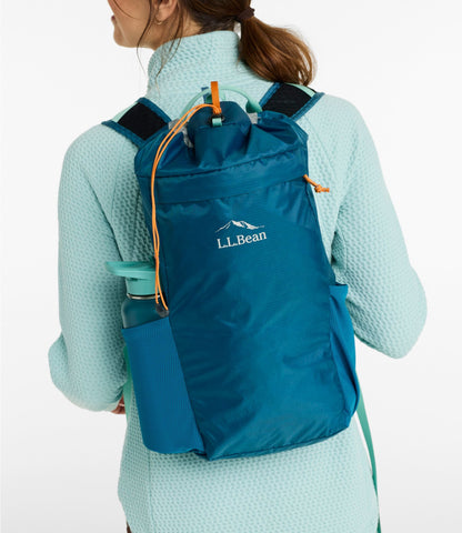 L.L.Bean Stowaway Ultralight Cinch Pack Bright Navy