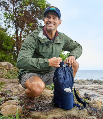 L.L.Bean Stowaway Ultralight Cinch Pack Bright Navy