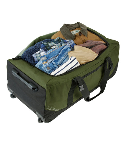 L.L.Bean Adventure Rolling Duffle Bag, X-Large, 95L Tuscan Olive