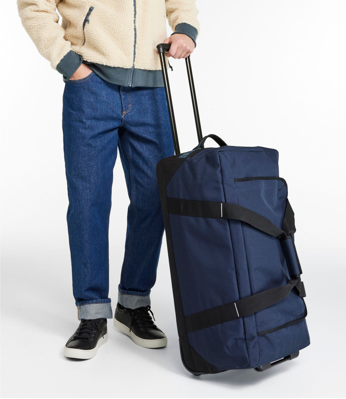 L.L.Bean Adventure Rolling Duffle Bag, Large, 70L Field Gold