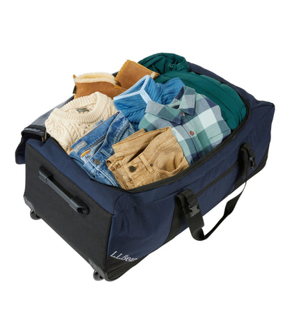 L.L.Bean Adventure Rolling Duffle Bag, XX-Large, 135L Deep Admiral Blue