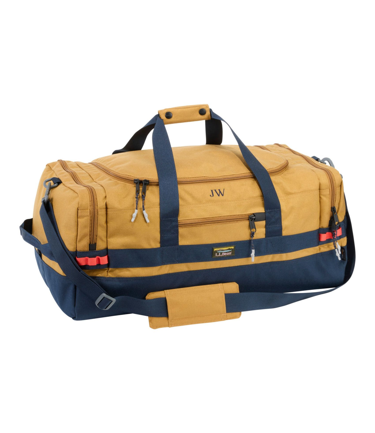 L.L.Bean Mountain Classic Cordura Duffle, Medium Antique Gold/Navy