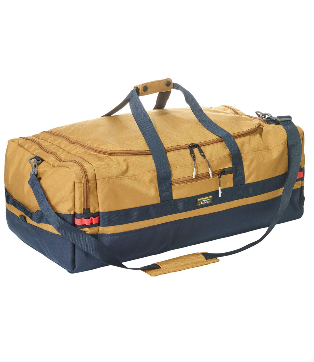L.L.Bean Mountain Classic Cordura Duffle, Large Antique Gold/Navy