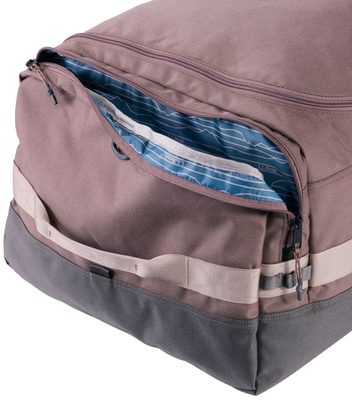 L.L.Bean Mountain Classic Cordura Duffle, Large Antique Gold/Navy