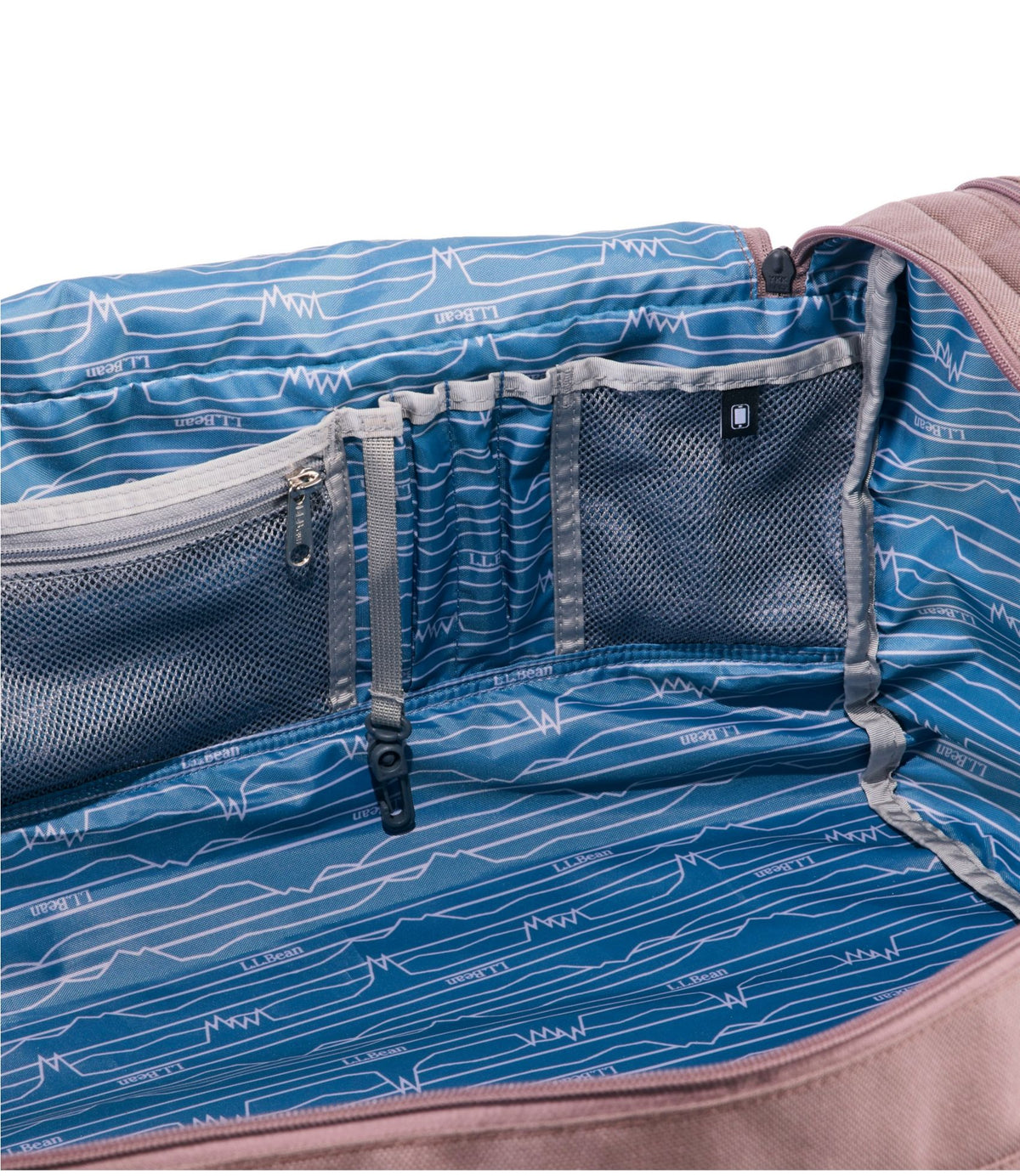 L.L.Bean Mountain Classic Cordura Duffle, Large Antique Gold/Navy