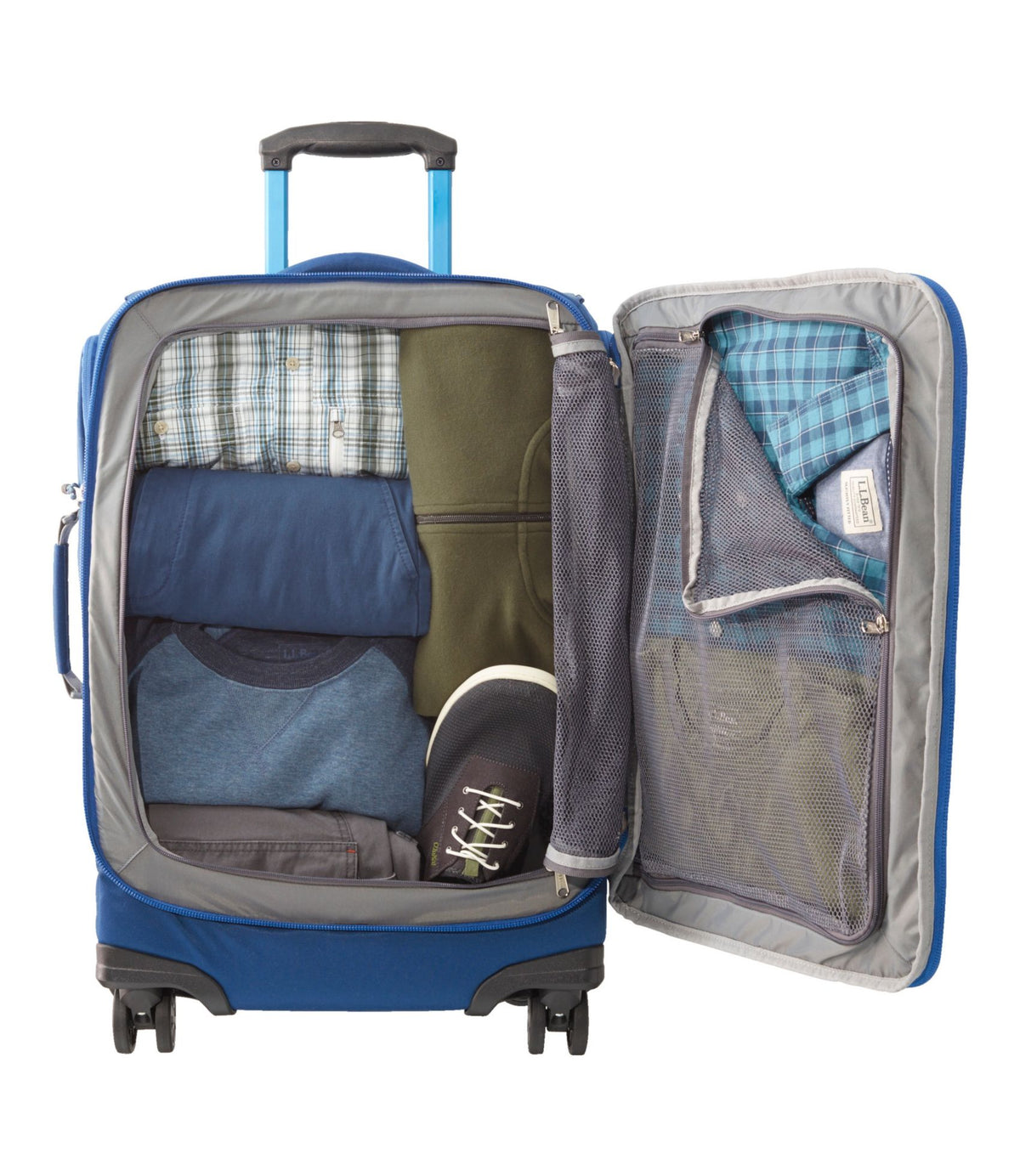 L.L.Bean Carryall Spinner Pullman, Large Collegiate Blue