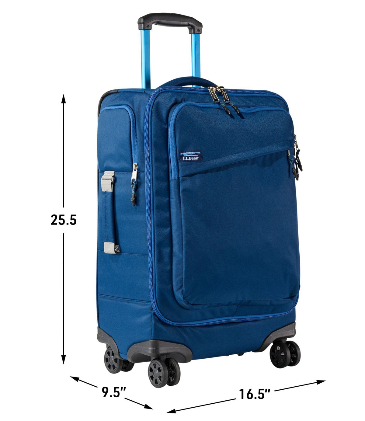 L.L.Bean Carryall Spinner Pullman, Large Collegiate Blue