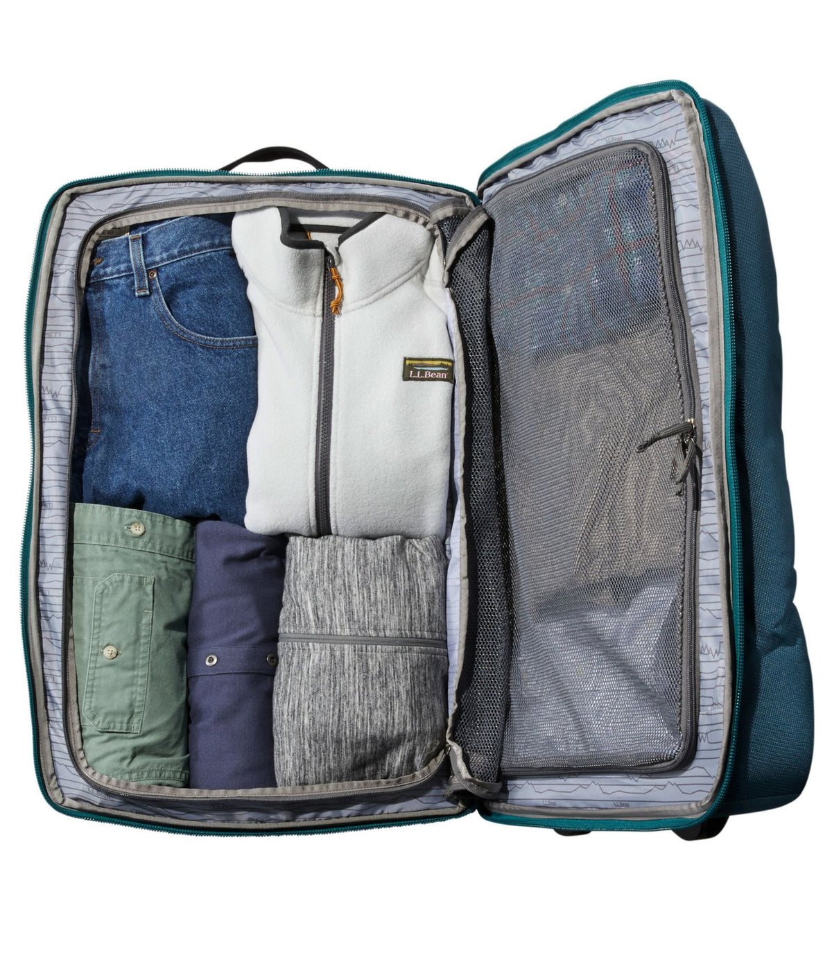 L.L.Bean Approach Rolling Gear Bag, Large Forest Shade