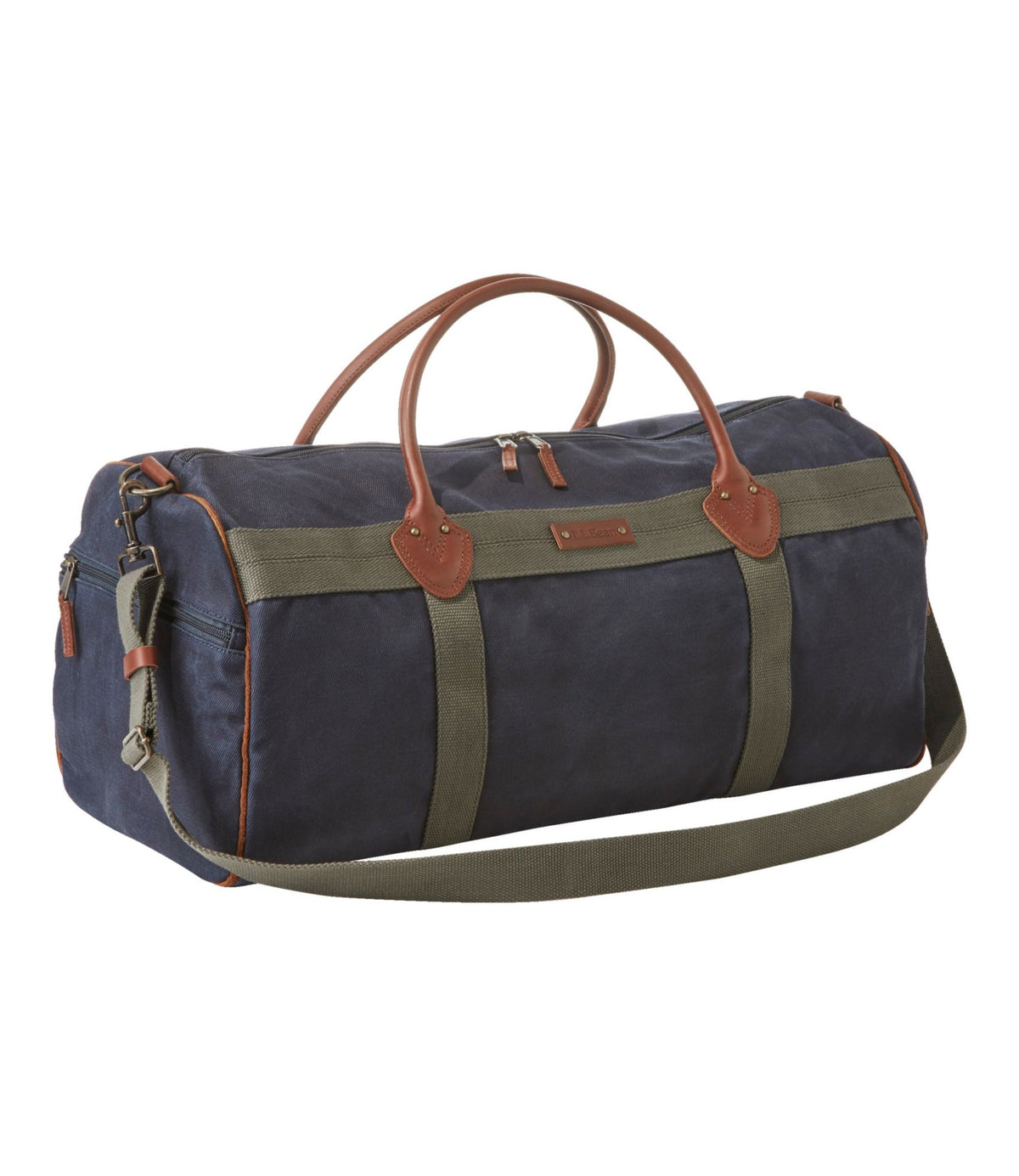 L.L.Bean Waxed Canvas Duffle, Medium Classic Navy