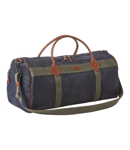 L.L.Bean Waxed Canvas Duffle, Medium Classic Navy