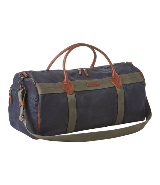 L.L.Bean Waxed Canvas Duffle, Medium Classic Navy