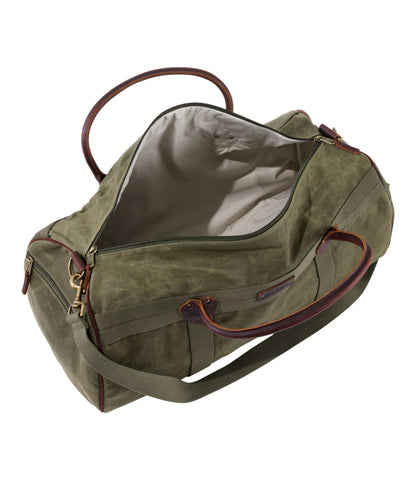 L.L.Bean Waxed Canvas Duffle, Medium Classic Navy