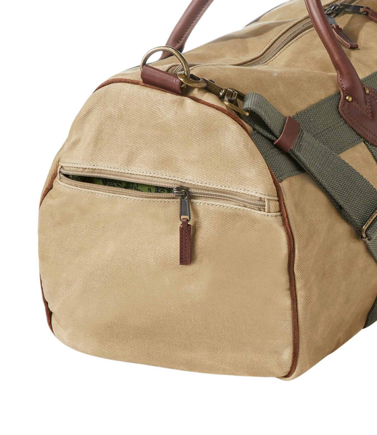 L.L.Bean Waxed Canvas Duffle, Medium Classic Navy
