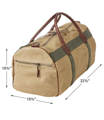 L.L.Bean Waxed Canvas Duffle, Medium Classic Navy