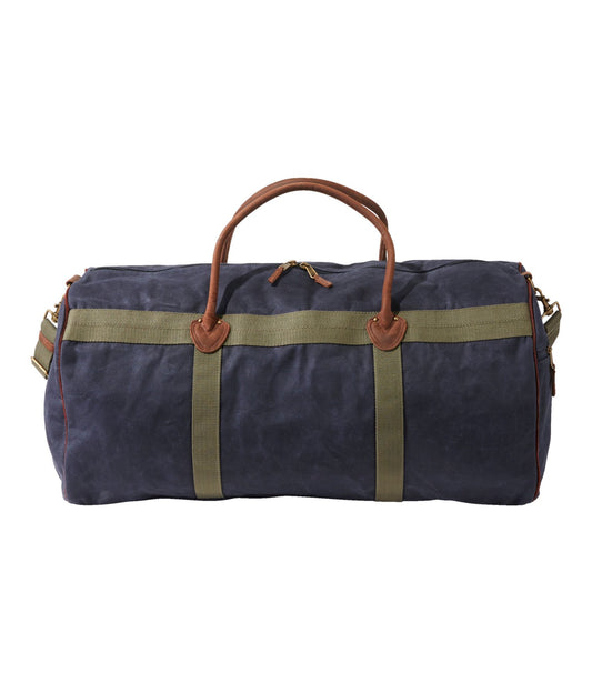 L.L.Bean Waxed Canvas Duffle, Large Classic Navy