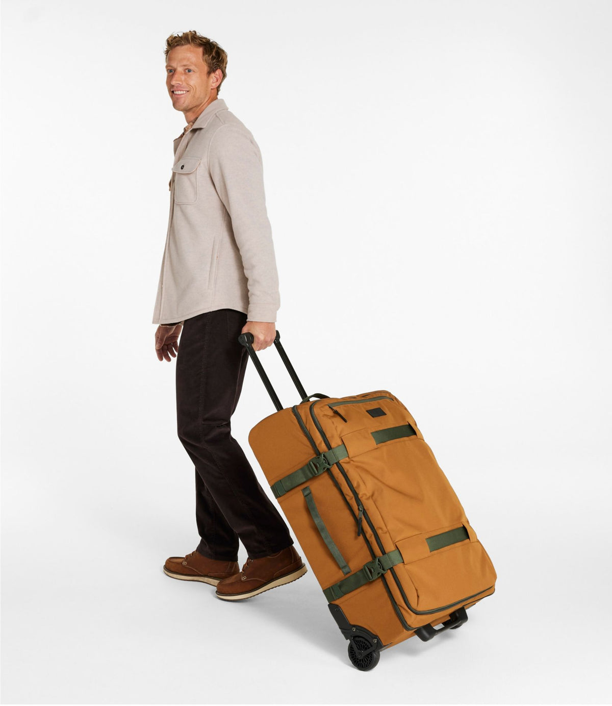 L.L.Bean Continental Expandable Rolling Pullman, 30" Olive Gray