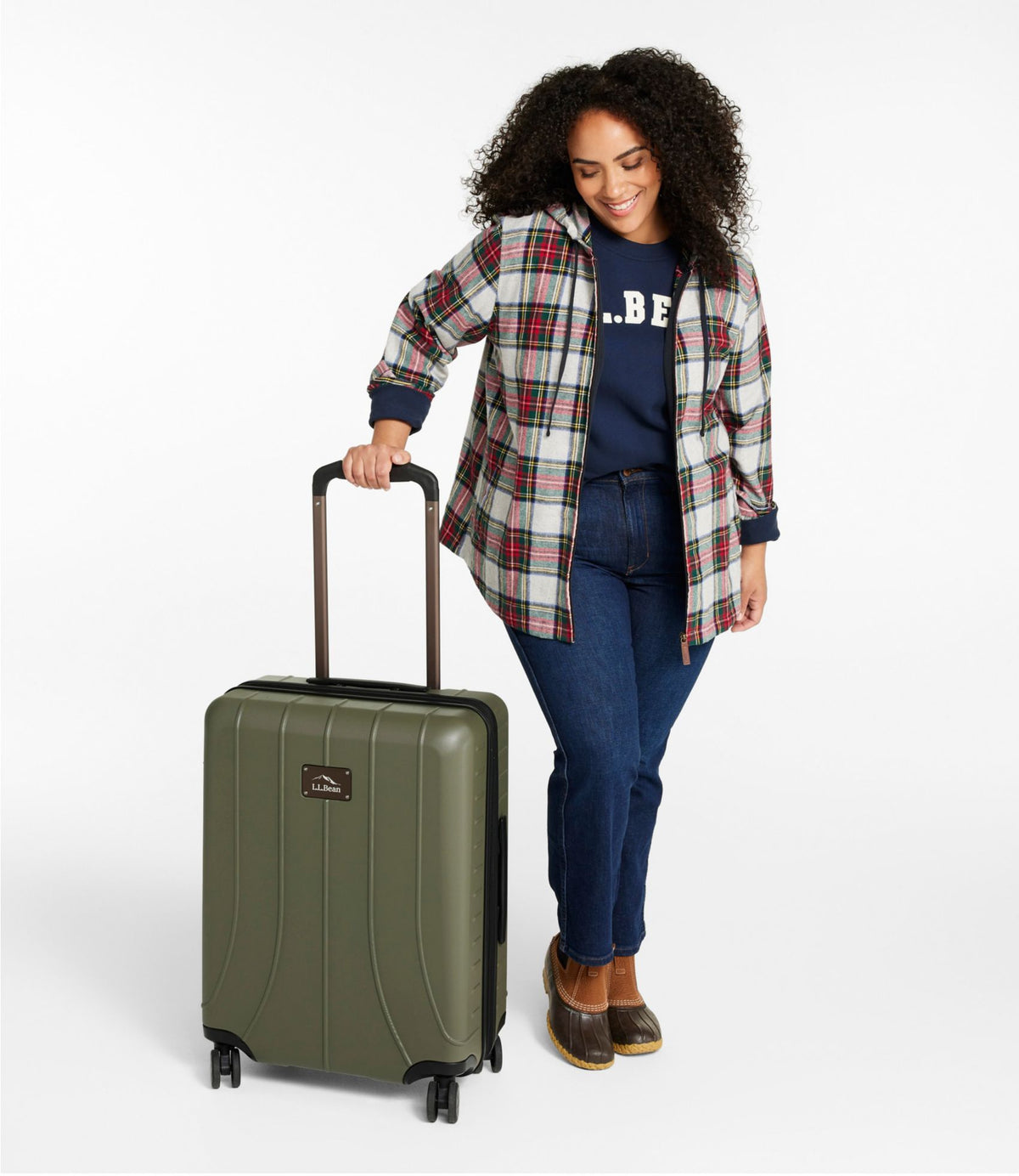 L.L.Bean L.L.Bean Expandable Hardside Spinner, 26" Bay Blue