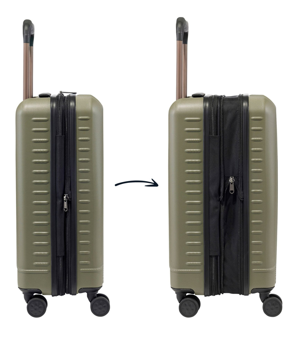 L.L.Bean L.L.Bean Expandable Hardside Spinner, 22" Bay Blue