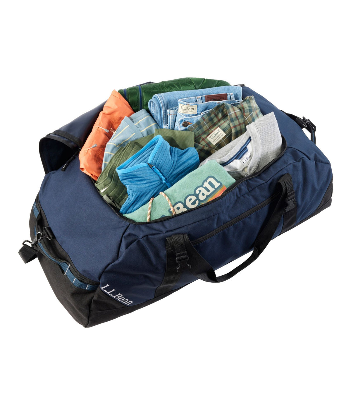 L.L.Bean Adventure Duffle, XX-Large, 135L Khaki/Dark Cinder