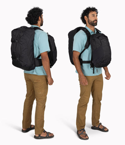 L.L.Bean Osprey Farpoint Travel Pack, 55L Black