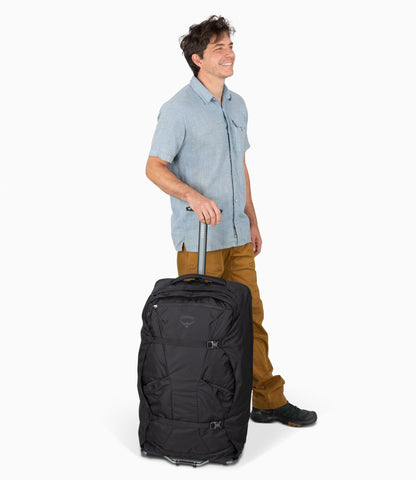 L.L.Bean Osprey Farpoint/Fairview Wheeled Duffle, 65L Black
