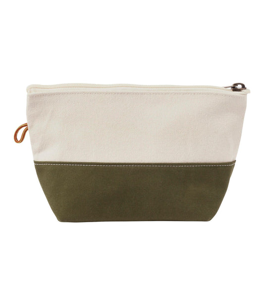 L.L.Bean Boat and Tote Zip Pouch Antique Olive