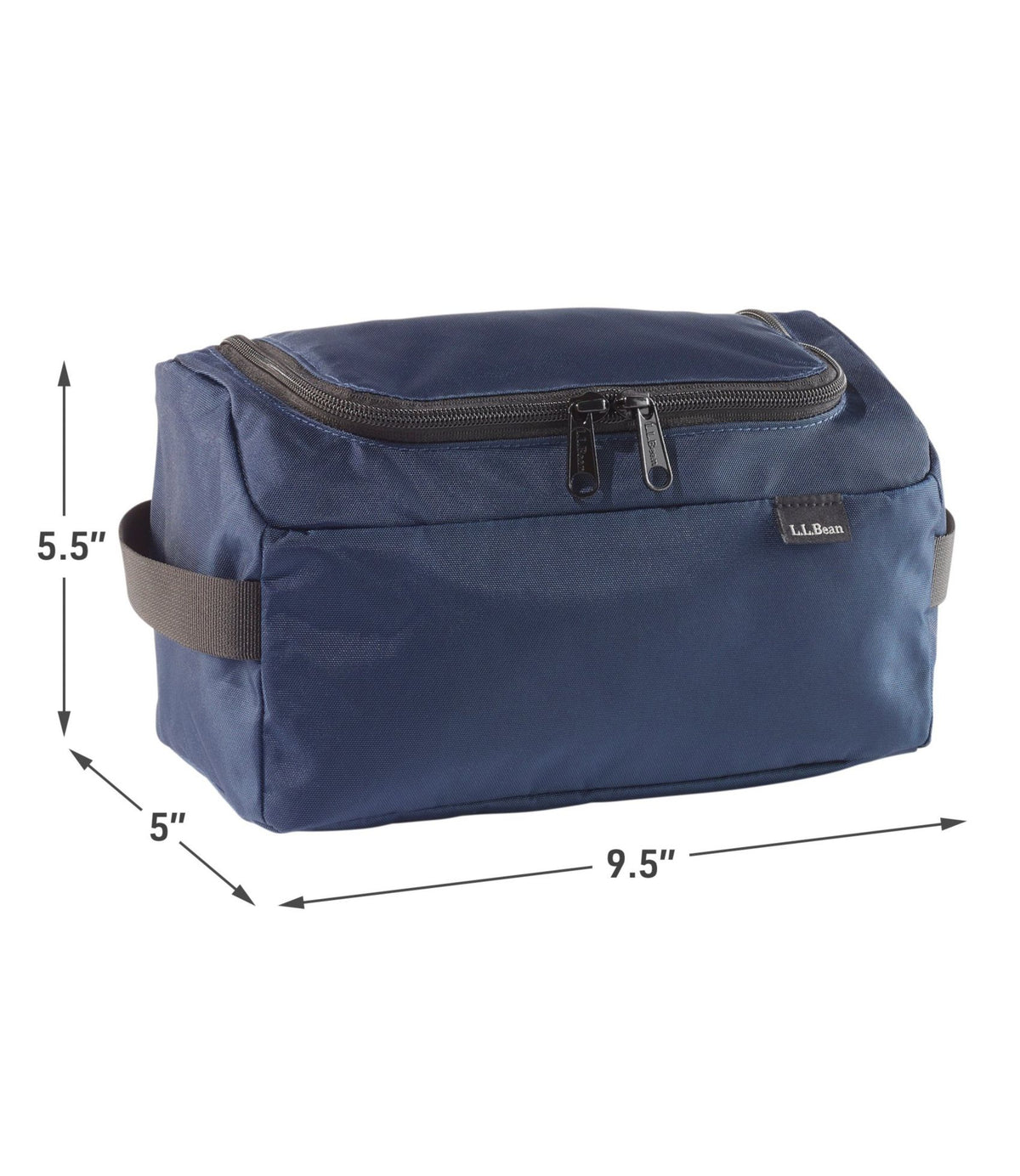 L.L.Bean Personal Organizer Toiletry Kit Alloy Gray