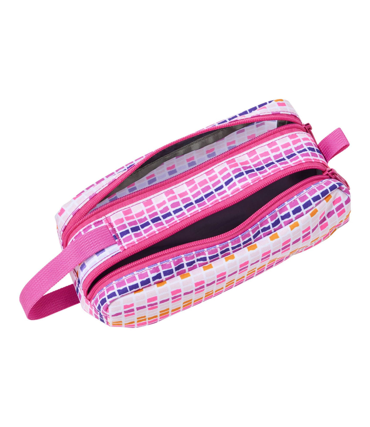 L.L.Bean Do-It-All Pouch, Print Hibiscus Dash