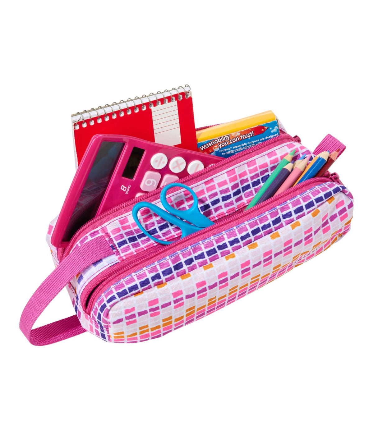 L.L.Bean Do-It-All Pouch, Print Hibiscus Dash
