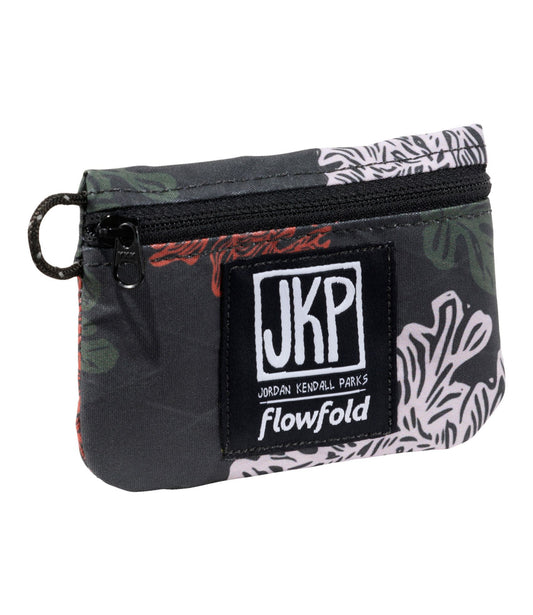 L.L.Bean Flowfold Essentialist Pouch, Print Black Kelp