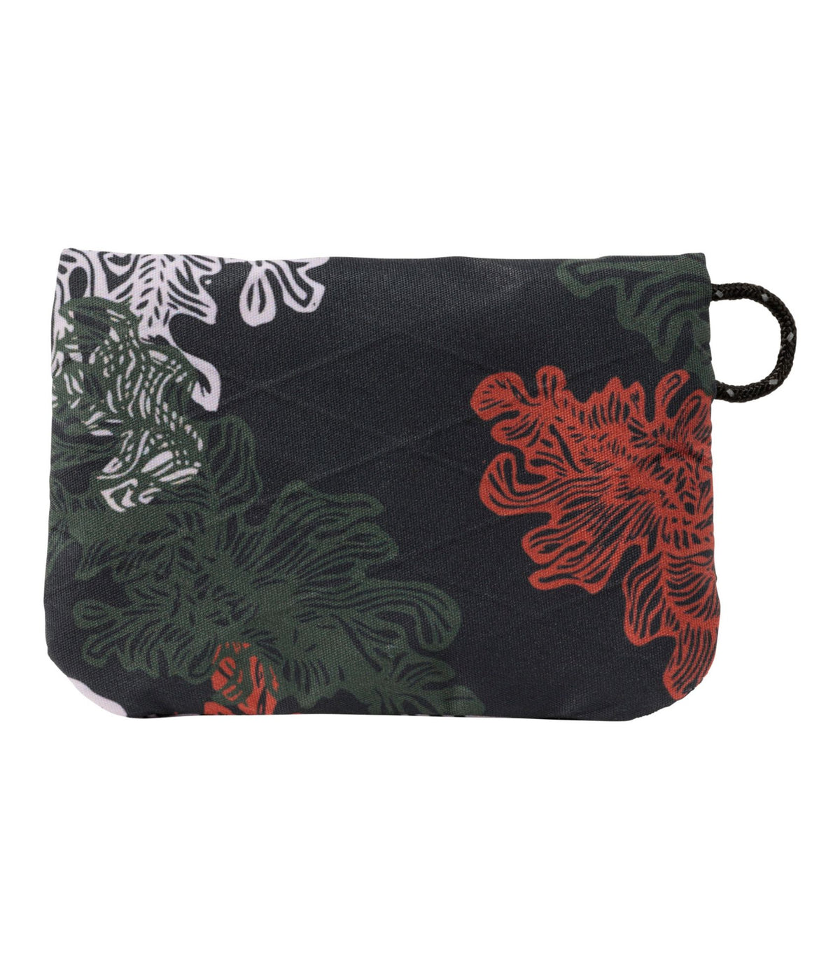 L.L.Bean Flowfold Essentialist Pouch, Print Black Kelp