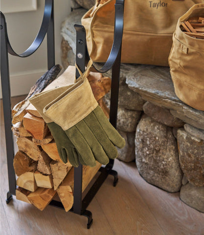 L.L.Bean Fireplace Gloves Moss Green
