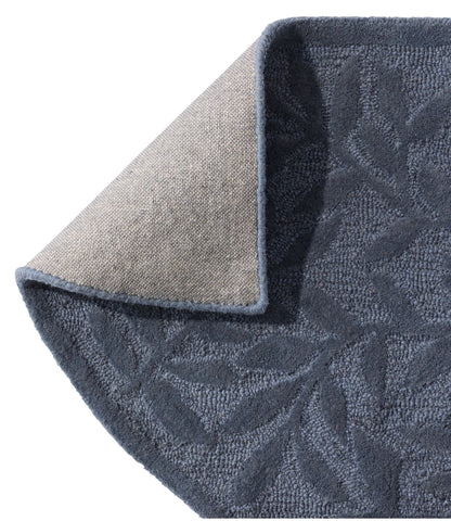 L.L.Bean Wool Hearth Rug, Crescent, Leaf Olive