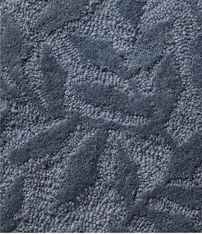 L.L.Bean Wool Hearth Rug, Crescent, Leaf Olive