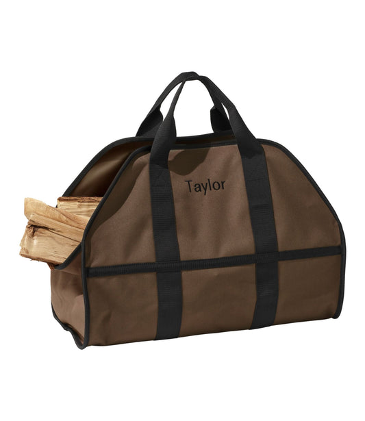 L.L.Bean Dura-Tough Standing Log Carrier Bark
