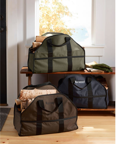 L.L.Bean Dura-Tough Standing Log Carrier Bark