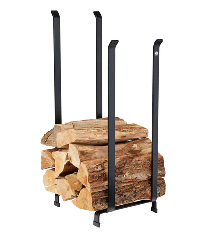 L.L.Bean Hearthside Log Holder, Tall Black