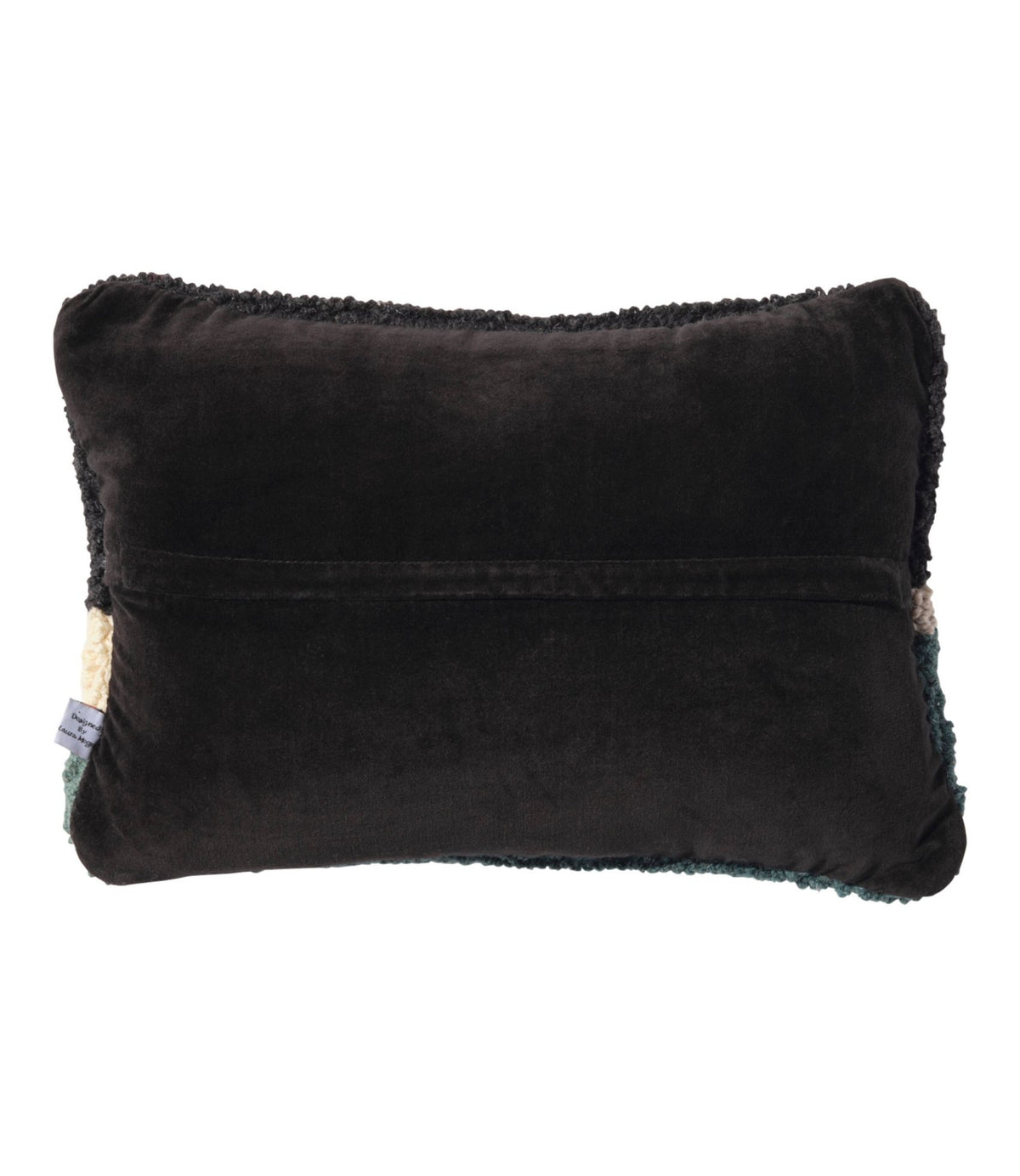L.L.Bean Wool Hooked Throw Pillow, Winter Woods, 12" x 18"