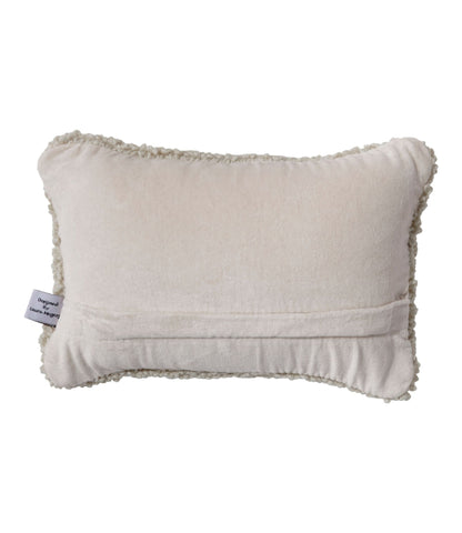 L.L.Bean Wool Hooked Throw Pillow, Blueberries, 8" x 12"