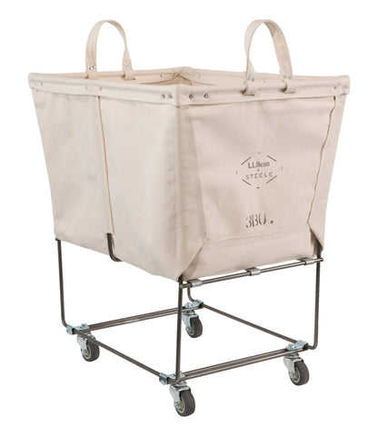 L.L.Bean L.L.Bean x Steele Three Bushel Elevated Cart With Casters Natural